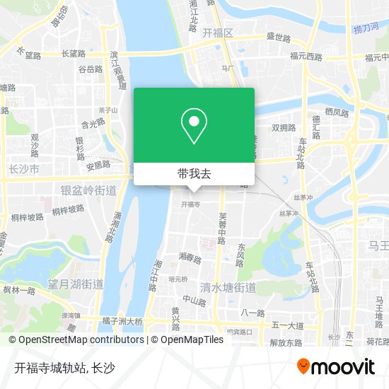 开福寺城轨站地图