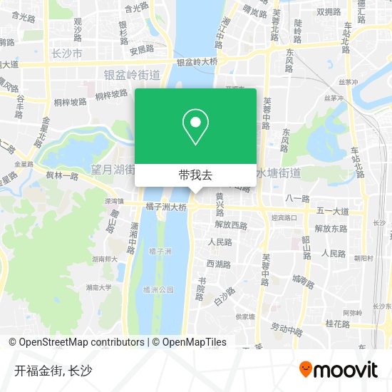 开福金街地图
