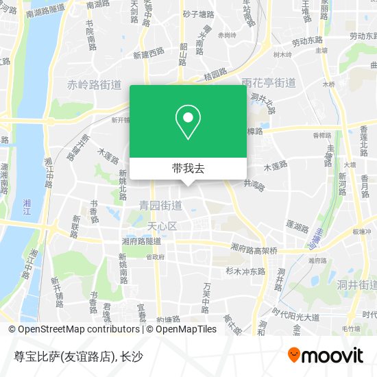 尊宝比萨(友谊路店)地图