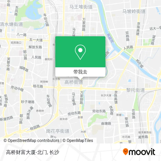 高桥财富大厦-北门地图
