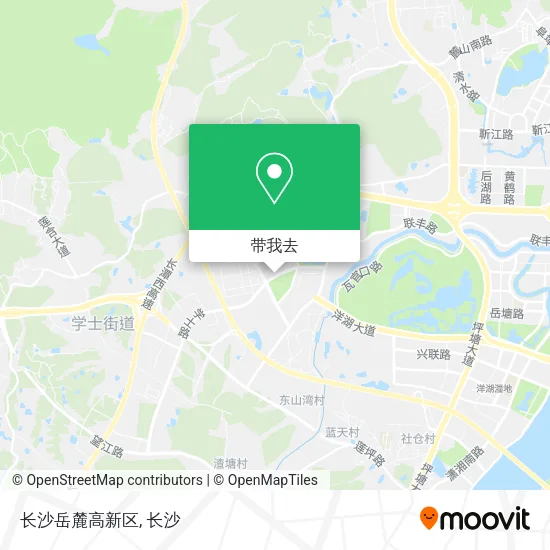 长沙岳麓高新区地图