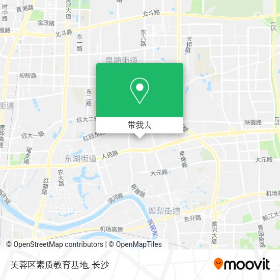 芙蓉区素质教育基地地图