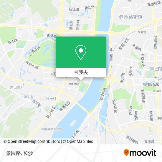 景园路地图