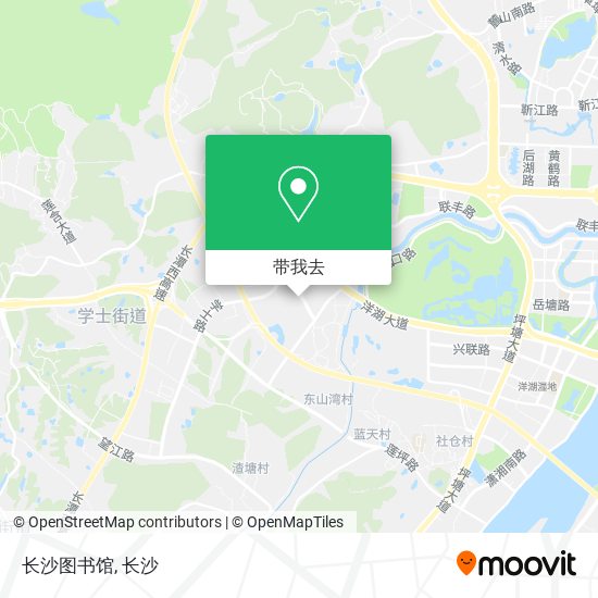 长沙图书馆地图