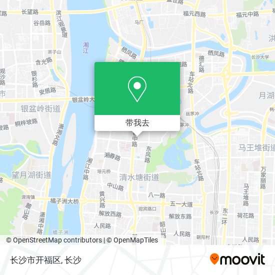 长沙市开福区地图