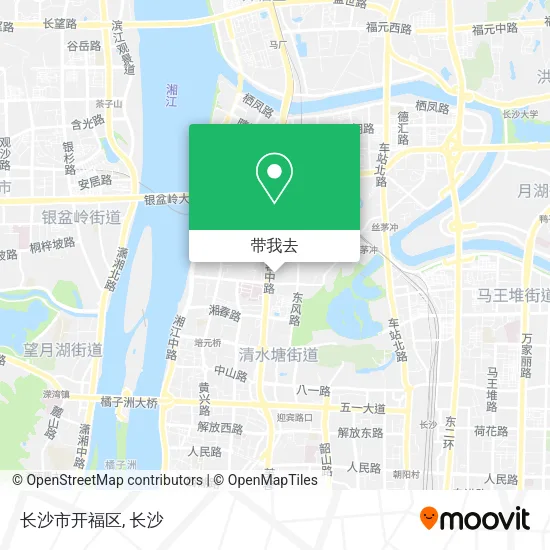长沙市开福区地图