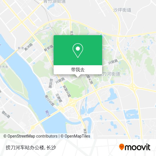 捞刀河车站办公楼地图