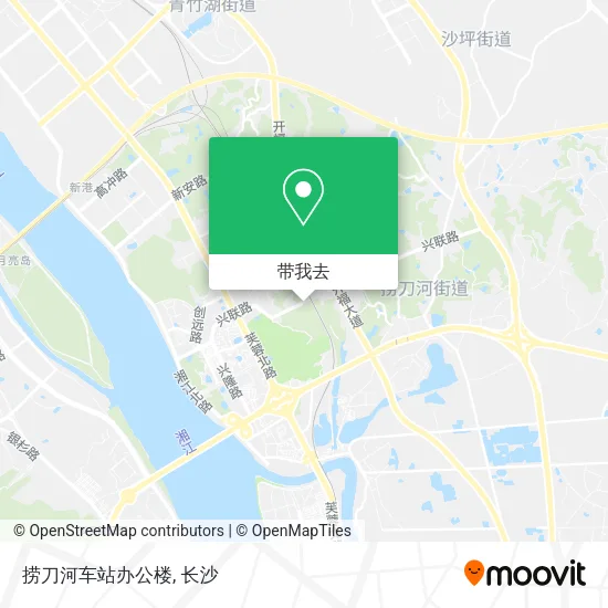 捞刀河车站办公楼地图