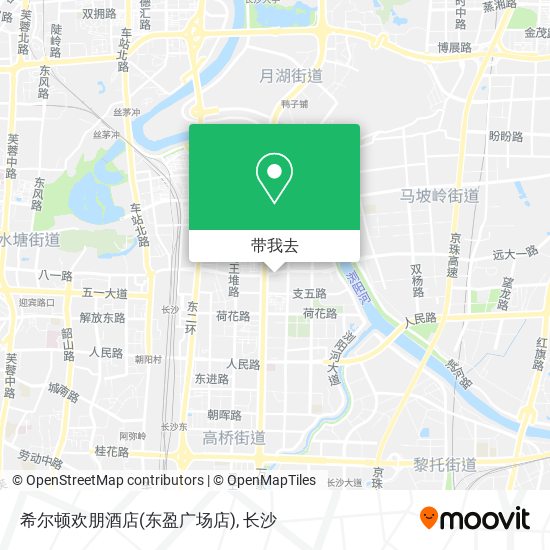 希尔顿欢朋酒店(东盈广场店)地图