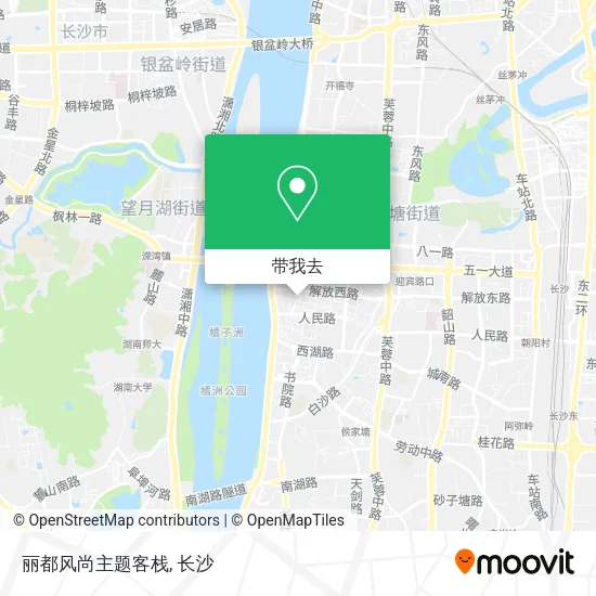 丽都风尚主题客栈地图