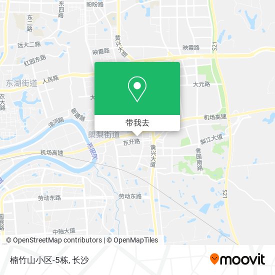 楠竹山小区-5栋地图