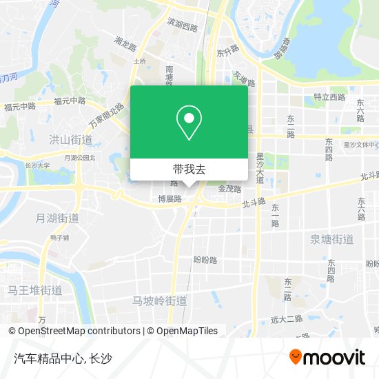 汽车精品中心地图