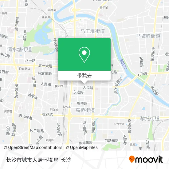 长沙市城市人居环境局地图