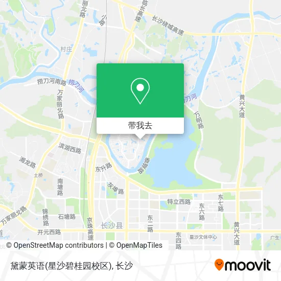 黛蒙英语(星沙碧桂园校区)地图