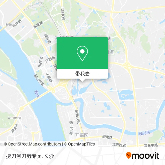 捞刀河刀剪专卖地图