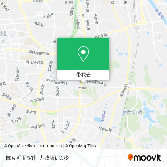 陈克明面馆(恒大城店)地图