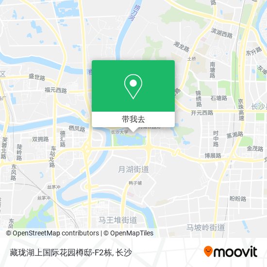 藏珑湖上国际花园樽邸-F2栋地图