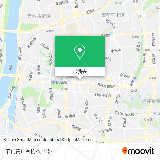 石门高山有机茶地图
