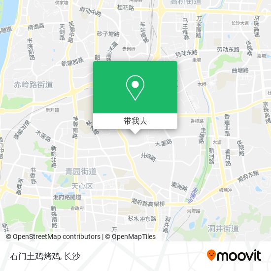 石门土鸡烤鸡地图