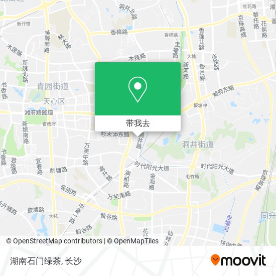 湖南石门绿茶地图