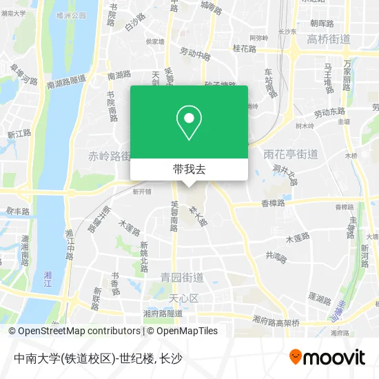 中南大学(铁道校区)-世纪楼地图