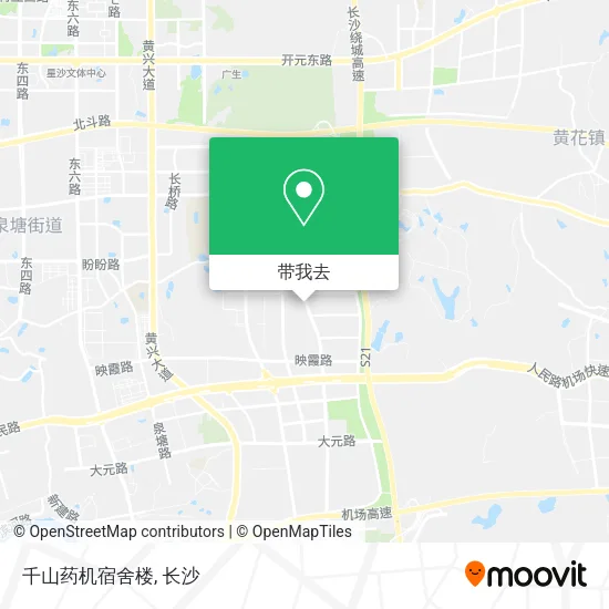 千山药机宿舍楼地图