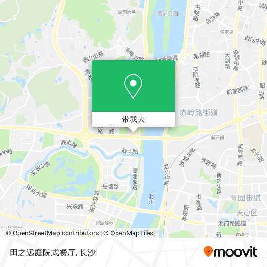 田之远庭院式餐厅地图