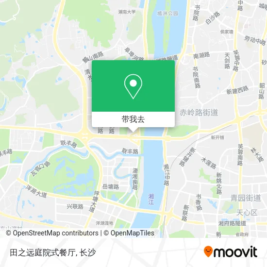 田之远庭院式餐厅地图