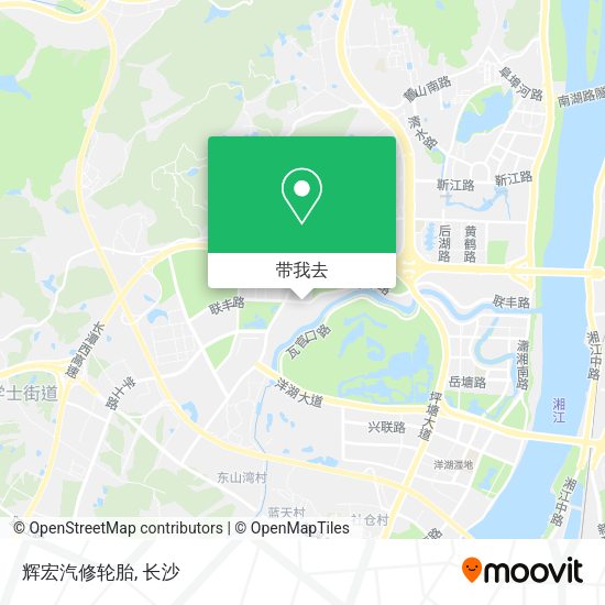 辉宏汽修轮胎地图