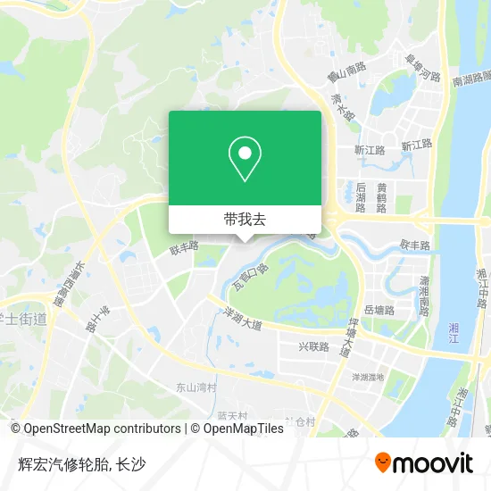 辉宏汽修轮胎地图