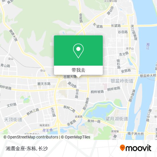 湘麓金座-东栋地图