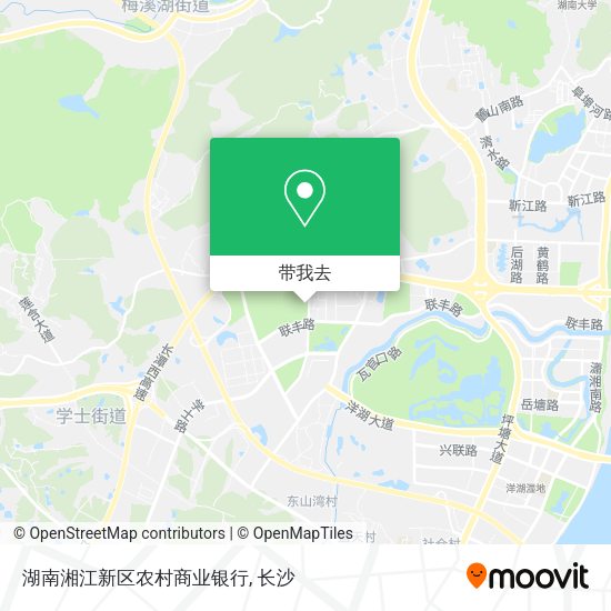 湖南湘江新区农村商业银行地图
