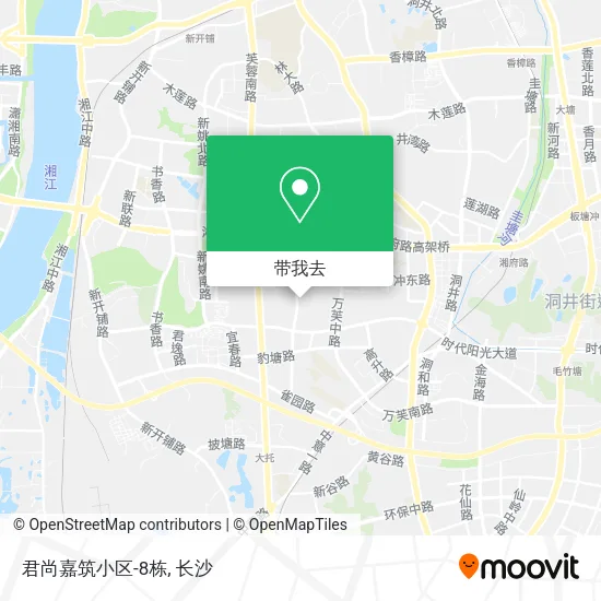 君尚嘉筑小区-8栋地图