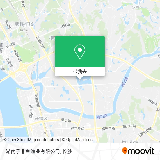 湖南子非鱼渔业有限公司地图