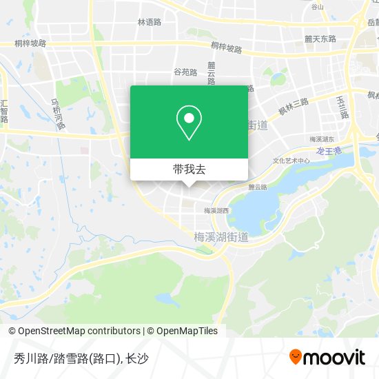 秀川路/踏雪路(路口)地图