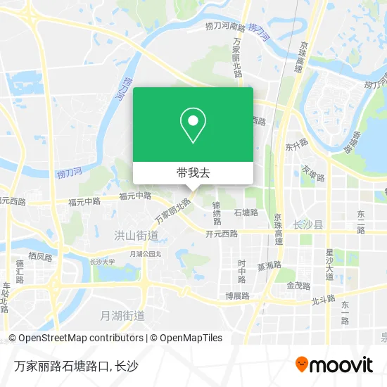 万家丽路石塘路口地图