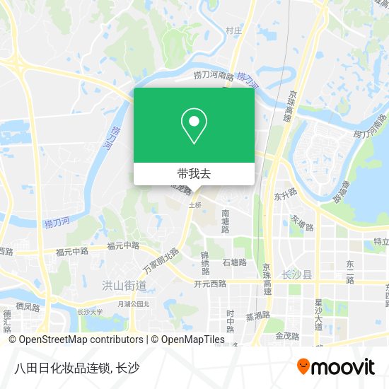 八田日化妆品连锁地图