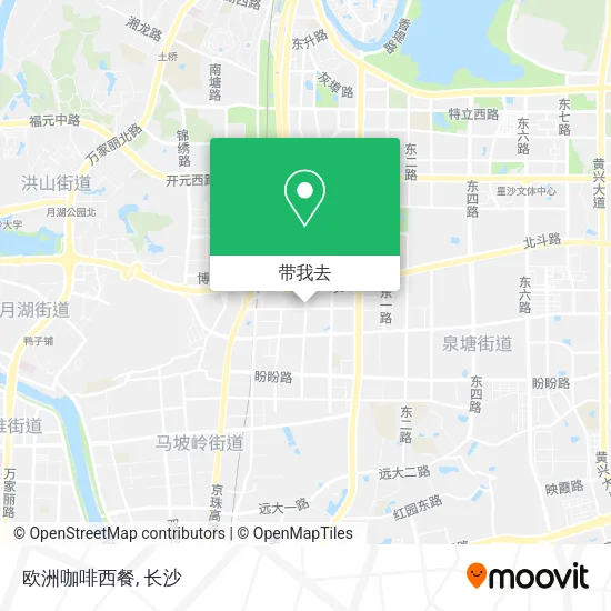 欧洲咖啡西餐地图
