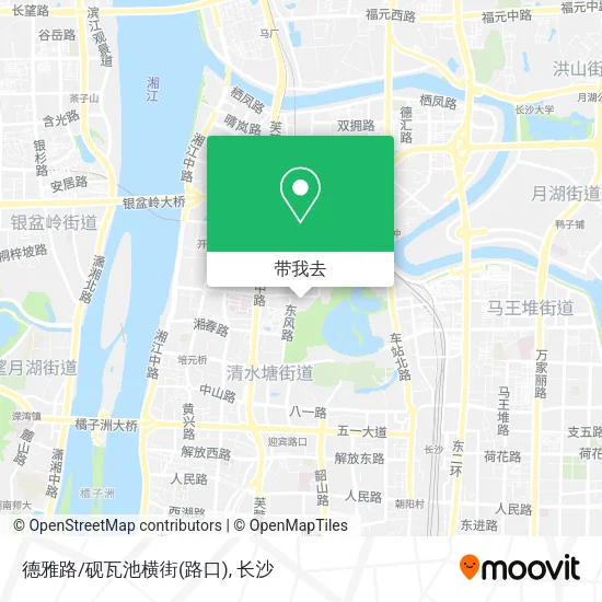 德雅路/砚瓦池横街(路口)地图