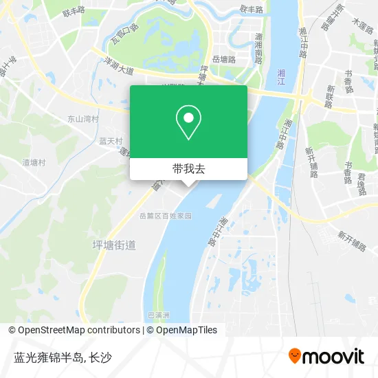 蓝光雍锦半岛地图