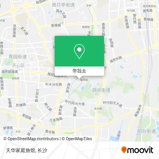 天华家庭旅馆地图