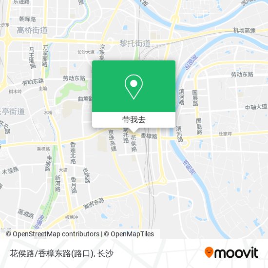 花侯路/香樟东路(路口)地图