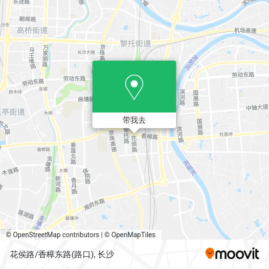 花侯路/香樟东路(路口)地图