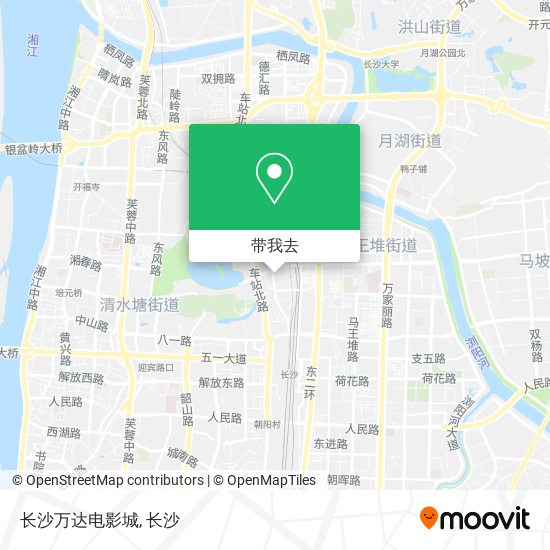 长沙万达电影城地图