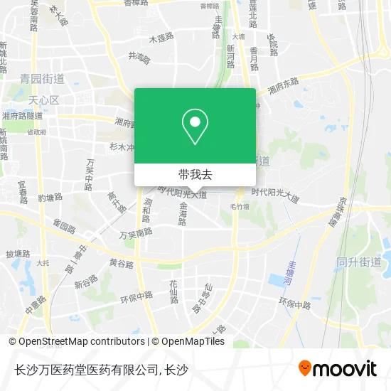 长沙万医药堂医药有限公司地图