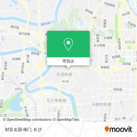 财富名园-南门地图