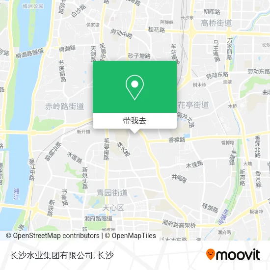 长沙水业集团有限公司地图