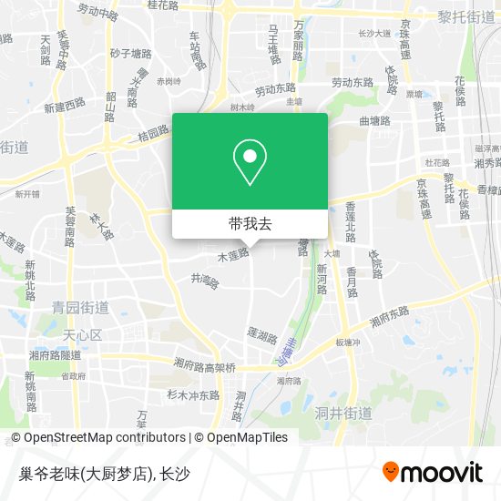 巢爷老味(大厨梦店)地图