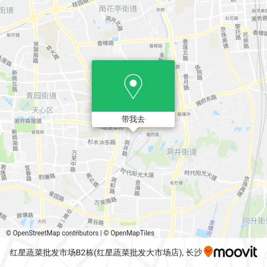 红星蔬菜批发市场B2栋(红星蔬菜批发大市场店)地图