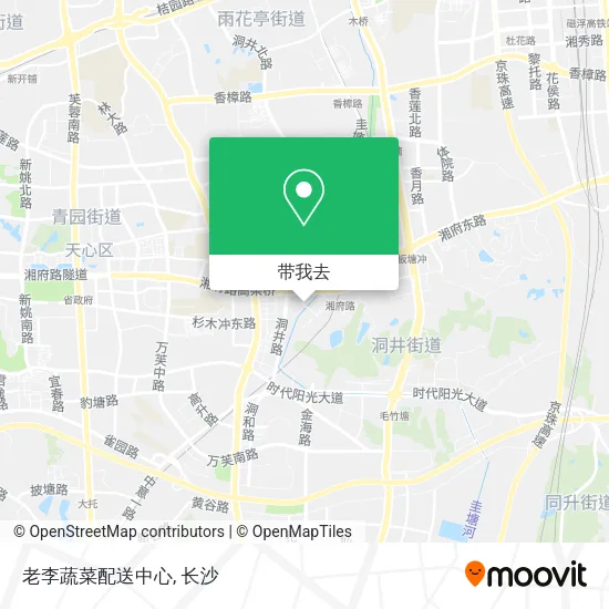老李蔬菜配送中心地图